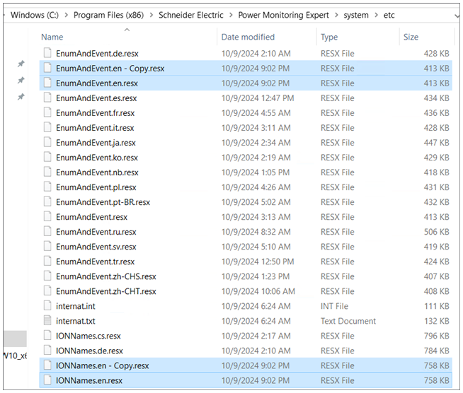 Copy files