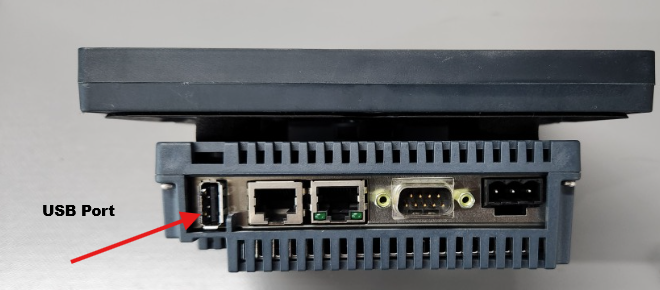 Image showing USB port of IMLRDH where the USB Drive needs to be inserted