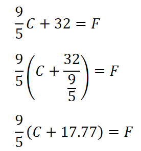 Equivalent matching formula