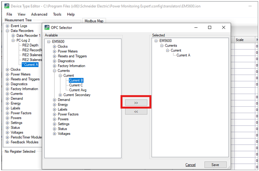OPC Selector
