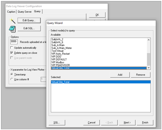 Link virtual source