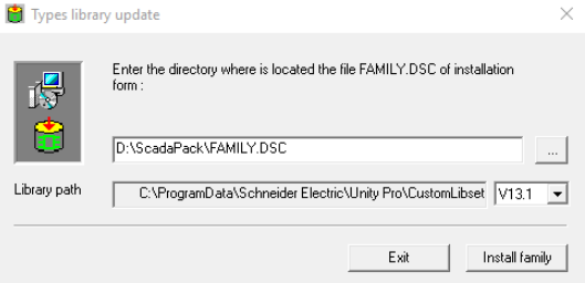 tool, unity pro, types library update