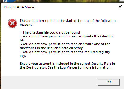 Citect Error