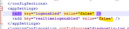 C:\Program Files (x86)\Schneider Electric\Power Monitoring Expert\system\bin\OpcUAserver.exe.config file entries "logenabled" and "realtimelogenabled"