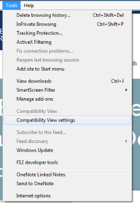 Compatibility View Settings