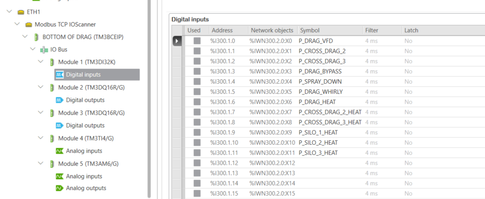 M221 IO config